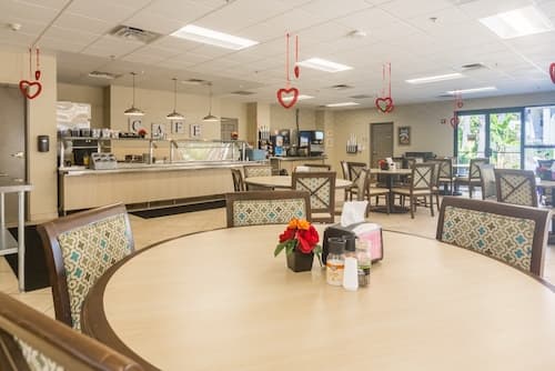 Dining room at Laguna Treatment Center