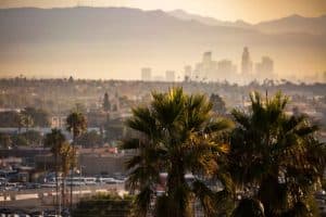 southern California city skyline